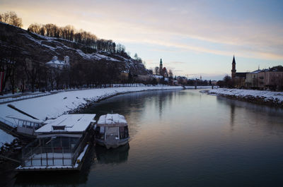 View of river during winter
