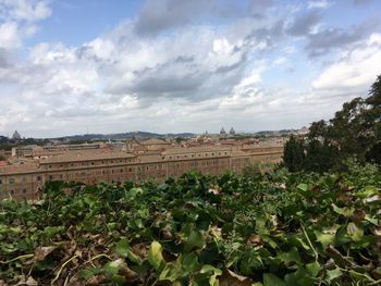 Landscape against sky