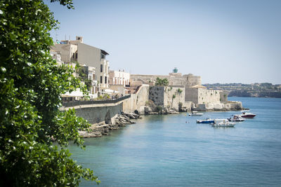 Buildings at waterfront