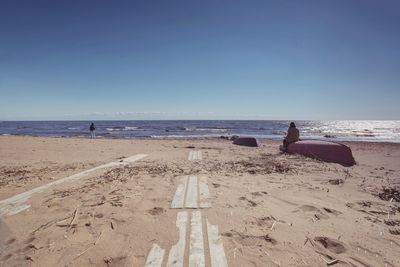 People on beach