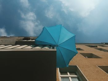 Low angle view of built structure against sky