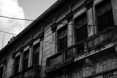 Low angle view of building against sky