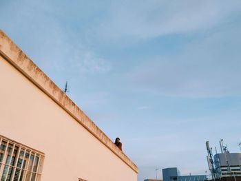 Low angle view of buildings against sky