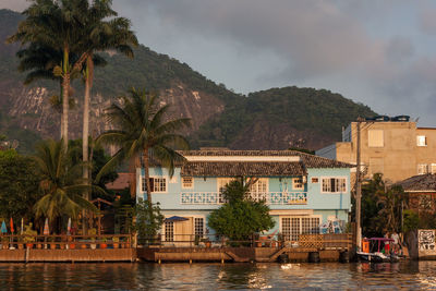 Buildings with waterfront