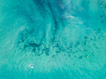 High angle view of swimming pool