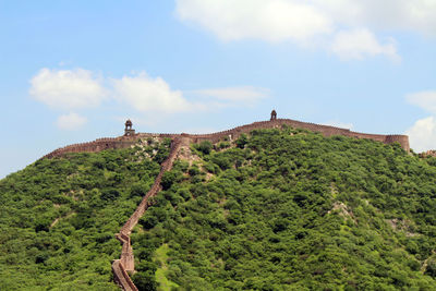 Scenic view of mountain against sky