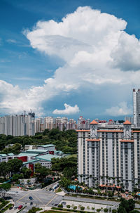 Cityscape against sky