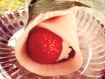 Close-up of strawberries