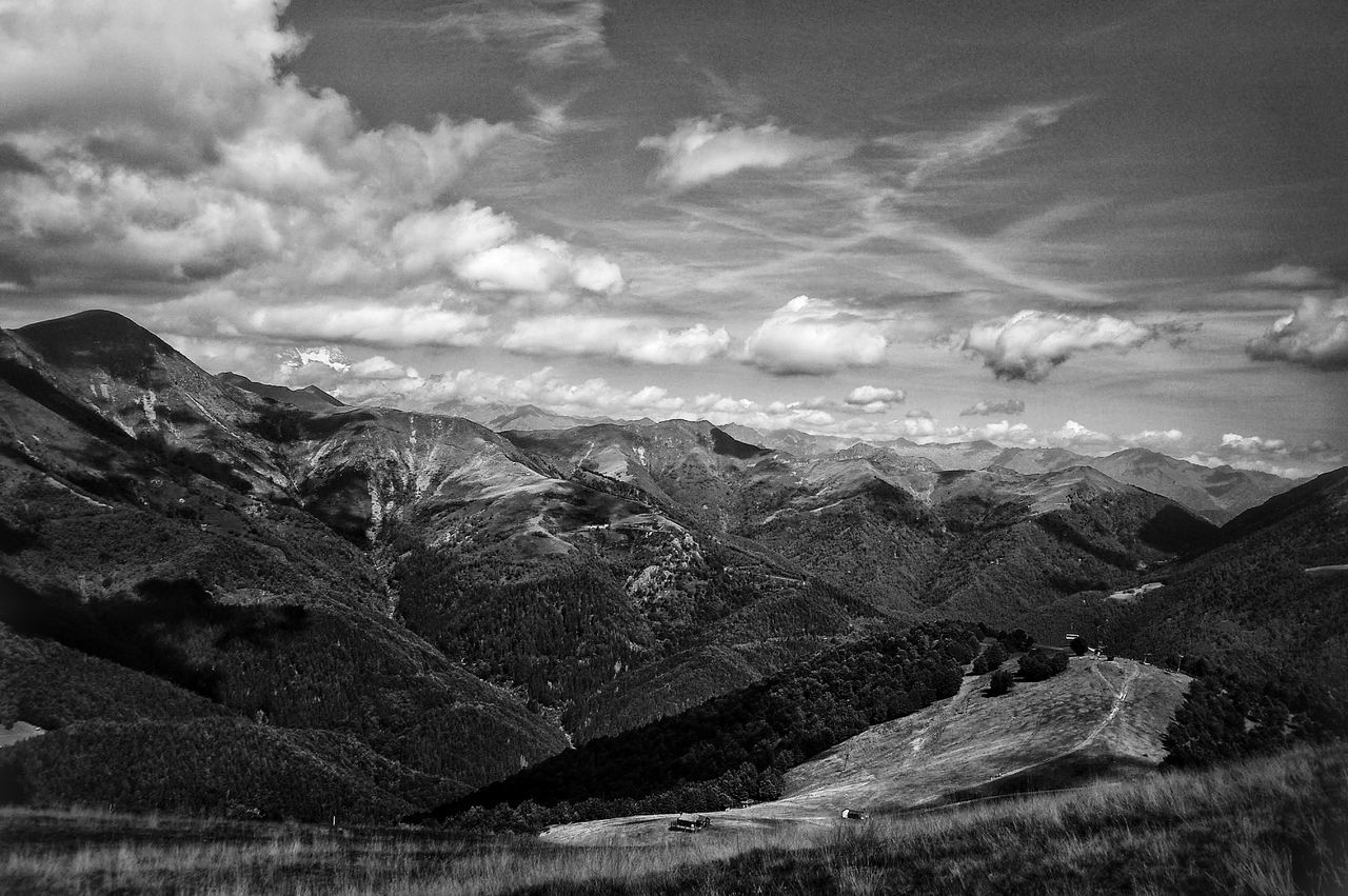 mountain, sky, cloud - sky, nature, beauty in nature, landscape, no people, tranquil scene, scenics, tranquility, outdoors, day