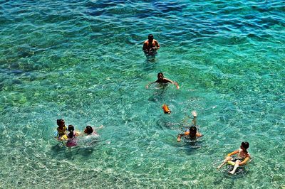 People in swimming pool