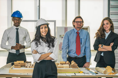 Group of people working in office