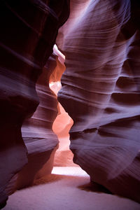 Rock formations in cave