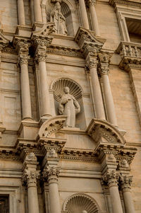 Low angle view of historical building