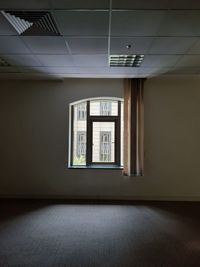 Interior of empty building