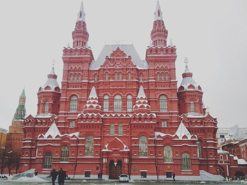 EXTERIOR OF TEMPLE AGAINST BUILDINGS