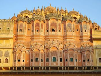 Low angle view of historical building against sky