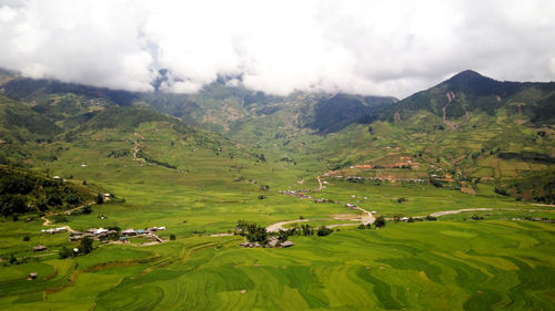 Scenic view of landscape against sky