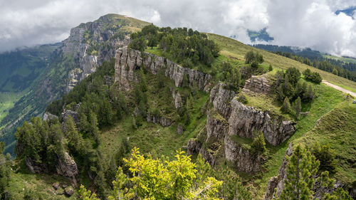 Panoramic view of landscape against sky