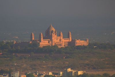 View of fort against sky