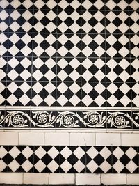 Close up of tiled floor
