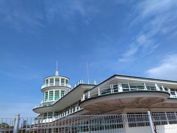 Low angle view of built structure against sky