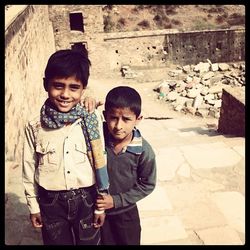 Portrait of smiling young woman