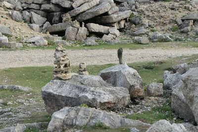 Rocks on rocks