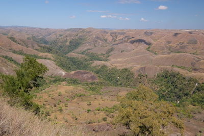 Scenic view of landscape against sky