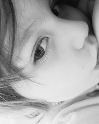 Close-up portrait of young woman