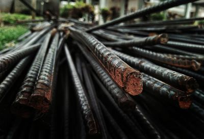 Close-up of rusty metal