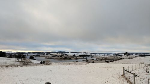 Panoramic view of landscape against sky