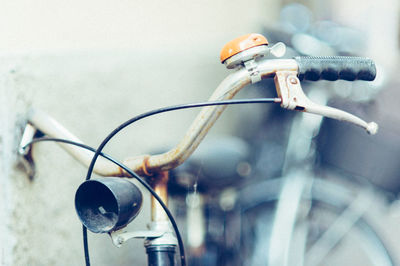 Close up of bicycle