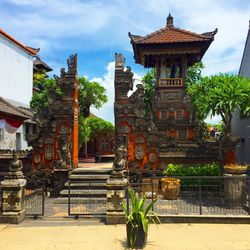 Temple against sky