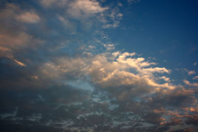 Low angle view of cloudscape