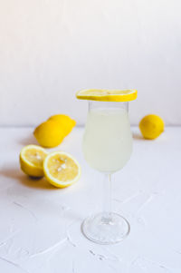 Close-up of drink on table