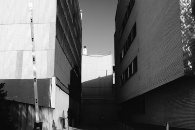 Low angle view of buildings in city