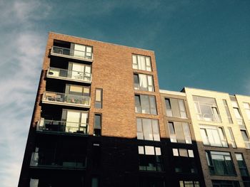 Low angle view of building against sky