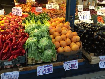 Full frame shot of fruits for sale