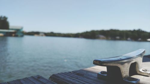 Scenic view of calm lake