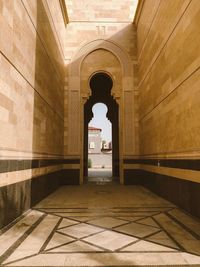 Entrance of historic building