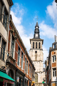 Low angle view of buildings against sky