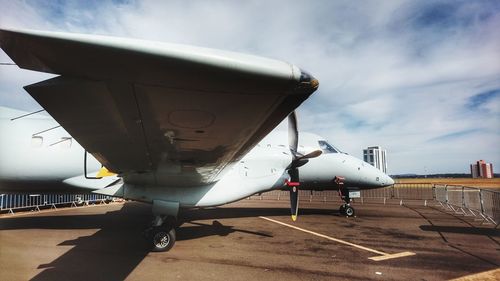 Airplane at runway