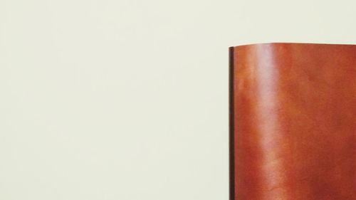 Close up view of white background