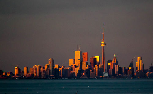 City skyline against sky