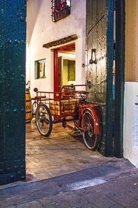 Bicycles on street