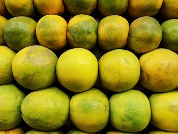 Full frame shot of oranges for sale at market