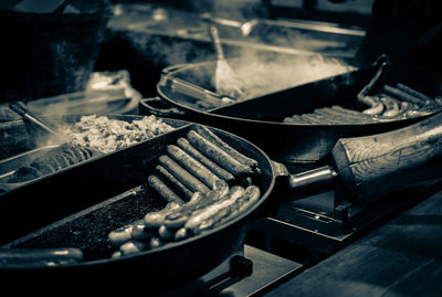 Close-up of food in kitchen