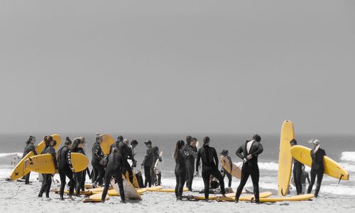 People on beach