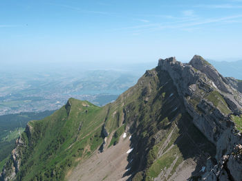 Panoramic view of landscape against sky