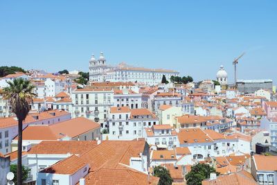 View of buildings in city